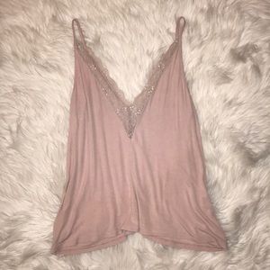 AE Mauve Flowy Tank